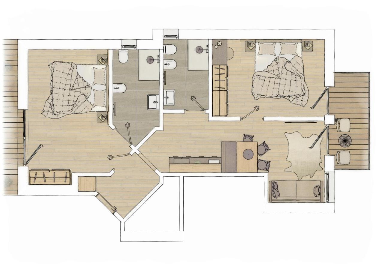 Alpenspitz Appartements - Garni - B&B Racines Exterior photo